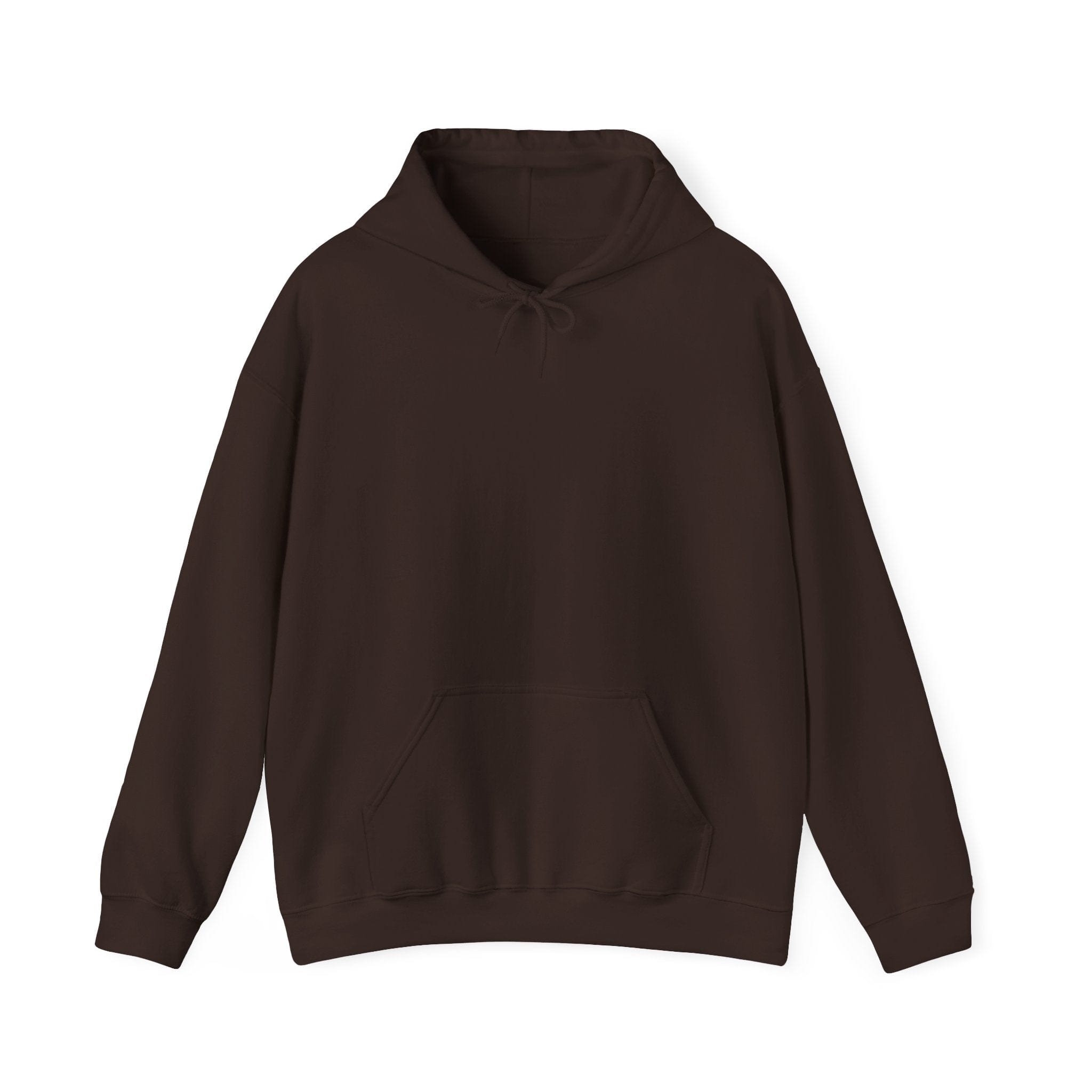 Brown hoodie on a white background