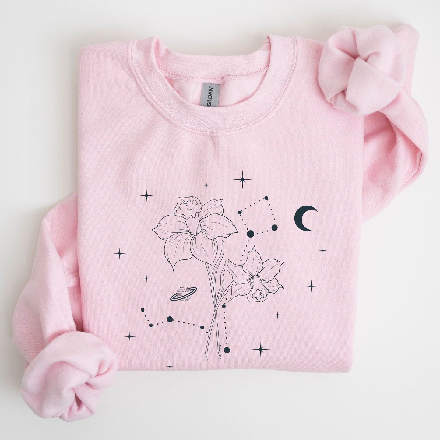 March Celestial Birth Flower Sweatshirt