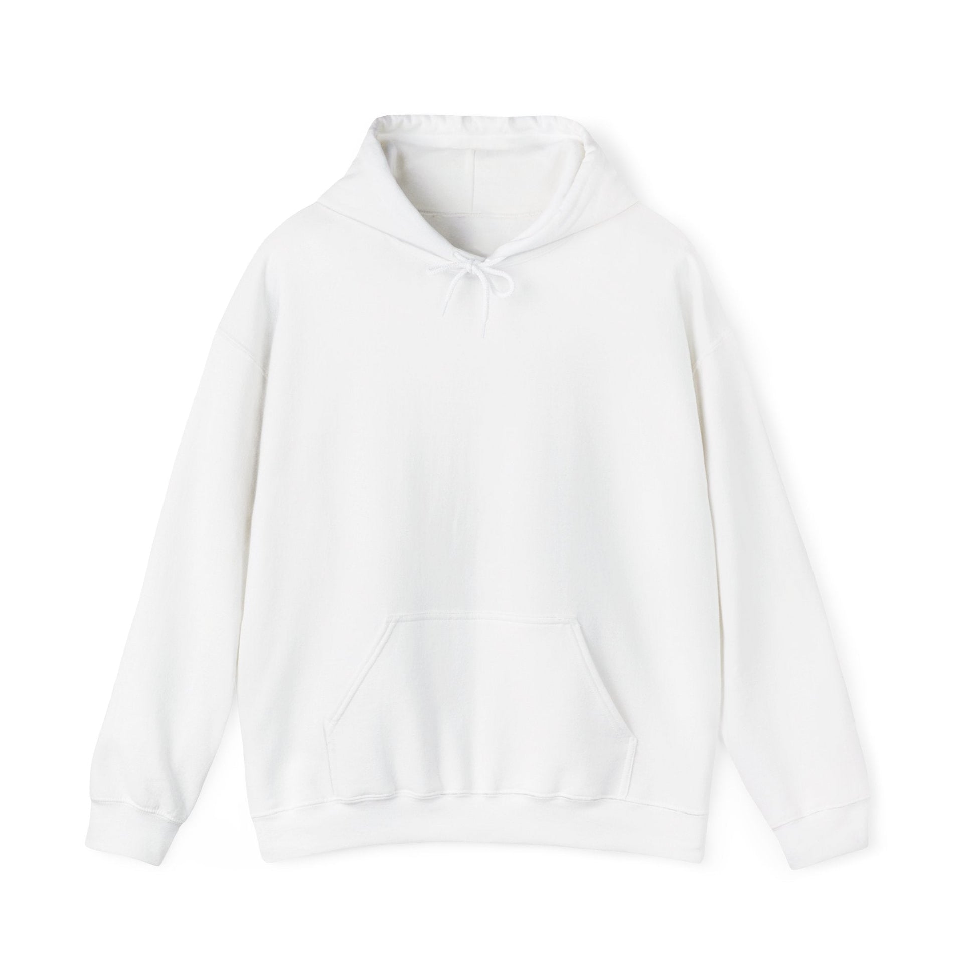 White hoodie on a white background