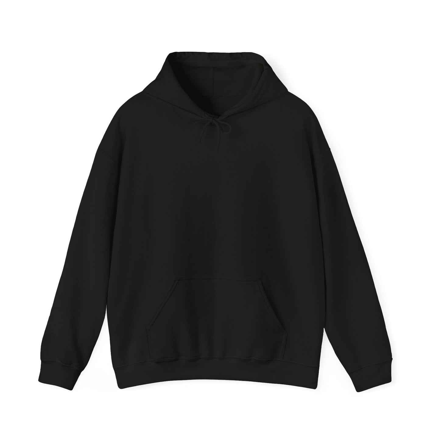 Black hoodie on a white background